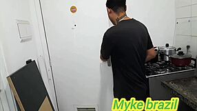 Boss Eats Maid Anazinha's Ass, She Begs For Cum In Mouth!