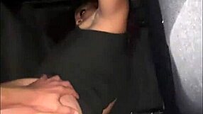 Riding His Big Black Cock In The Car