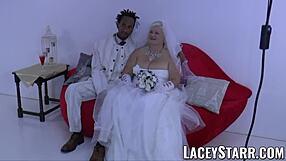 Laceystarr Granny Bride Exclaims Cum Fed After Bbc Pounding!