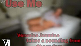 Curvy Veronica Jasmine takes a massive Shaundam cock