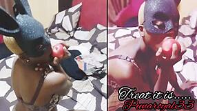 Sexy Amateur Shakes Ass In Halloween Tease