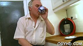 youthful beauty blows old pecker