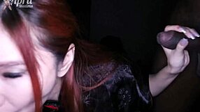 Hot Japanese April Maxima Pounded Hard by Two Big Black Cocks