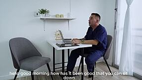 Latina slut jean paul gets rough fucked in medical checkup!