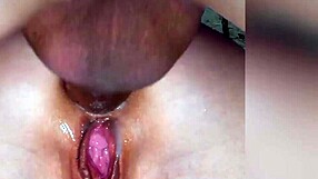 real wet anal orgasm with housewife gaping