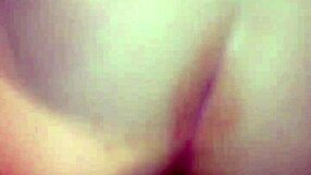 blonde gets pussy drilled doggystyle with big ass rough monster cock