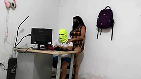 My slutty neighbor begs for my cock and I pound her submissive ass