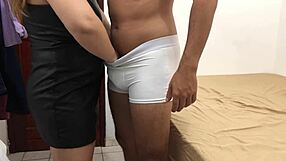 Wife Rubbing Her Ass On Dick Doggy Style To Cum Dryhumping