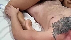 a real couple fucks, wife gets spanked and moans loudly