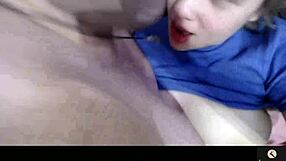 Teen Couple Enjoys Blowjob Leading to Pussy Cum