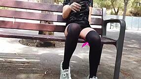 Crazy Outdoor Squirt! 😍 Public Masturbation Fun