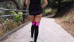 Crazy Outdoor Squirt! 😍 Public Masturbation Fun