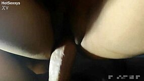 petite brazilian moans while riding brother-in-law's cock in doggystyle ass fucking!