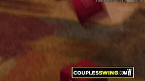 OMG, I’m totally lost in these wild sex games at the swinger meetin’!