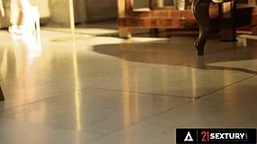 Uh, I mean, Shalina Devine’s sweet pussy, Zazie Skymm just dives right in, ya know?