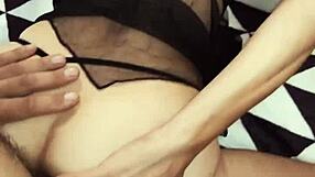 Sex training wife with husband and friends in a homemade pov session