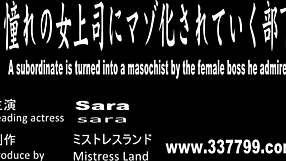 Japanese Mistress Sara Dominates With Femdom Facesitting And Handjob