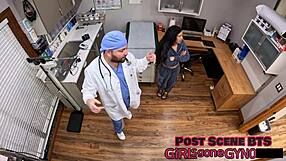 Bratty orphans cheerleading physical with mya