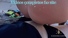 Cassiana Costa Says, 'Fuck Me In The Dunes Without Condom!' While Riding Big Ass Cowgirl