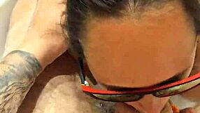 Before Mutual Masturbation In Bathroom, Sexy Wife Sucks Cock Hard