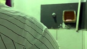 Big tits and wet pussy spreading while video calling neighbor