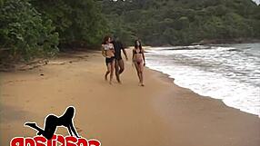 Emotional orgy on deserted São Paulo beaches with Jota.