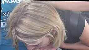 Hot Babe Hitchhiker Sucks My Dick on the Way to Motel. I Creampie Her Pussy Hard!