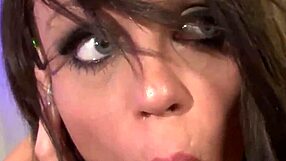 Stepsister teen sucks and jerks cock in pov