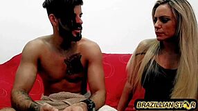 Cunhadinha safada licks big cock and dives into muff with petite 18+ ass and monster cock