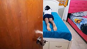 hey, watch this forbidden passion with my 18-year-old latina stepsister, student and homemaker