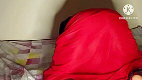 big ass beautiful desi lal sari bhabhi fuck in doggy style by devar