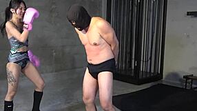 Japanese Mistress Sara Ballbusting Camel Clutch