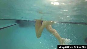 Can Milf Vicky Vette And Teal Conrad Resist Eating Pussy By The Pool?