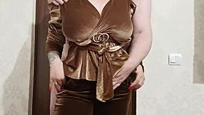 Hey, older man, why you touching her pussy with clothes on?