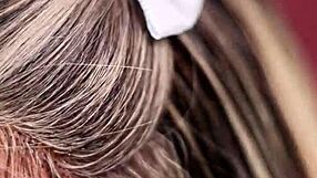 Shemale Starts New Job in Crossdressing Attire