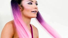 Is Petite Adria Rae Proudly Taking That Monster Cock Tied Up?