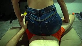 i made him cum in underwear orgasm haha