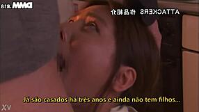 Young Married Asian Mei Matsumoto's Intriguing Breasts in Japanese Scene