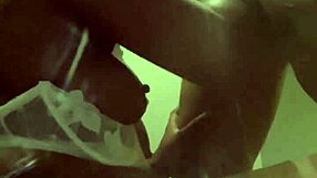 snuck off to give sloppy blowjob with cum facial