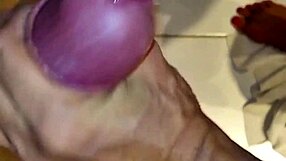 neighbor surprises latina in bath with flashing clit and big cock anal fitness session.