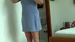 on the beach i recorded my stepmom getting dressed after fucking