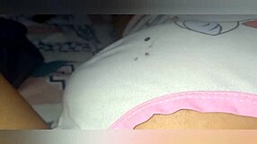 Stepmom prepares for bed but feels something and chooses to relax