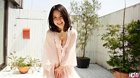 Hey babe, watch sweet Japanese Ayumi Iwasa get filled with cum?