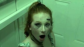 Degradation Slut Siren Licks Cum Off Her Boot