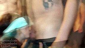 Valentine's Day gangbang with double penetration and facial cumshots featuring Pelaconbarba Nenamalaatr