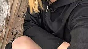 Asian ladyboy Lexi Faith in summer vlog with stockings and outdoor crossdressing