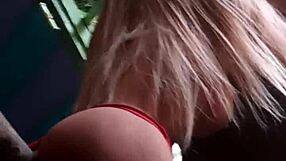 Blonde Amateur Gets Hand in Ass with Sex Toy!