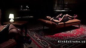 Esclava caliente atada follada y dedeada en el culo