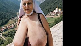 Vintage fantasy grannies in retro lingerie scenes.