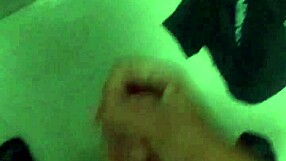 A guy jerks off in the bathroom during a casual day